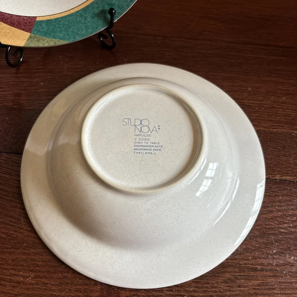 Mikasa Studio Nova Impulse Y2262 Soup Cereal Bowl 90's Y2K Set Of‎ 2